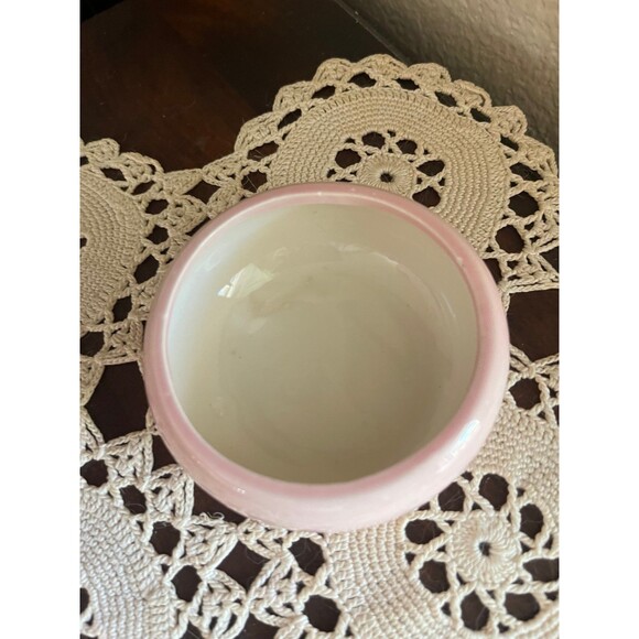 Beautiful Vintage Pink Angel Trinket Dish - Picture 5 of 7
